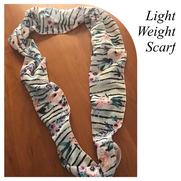 Very pretty scarf almost sheer material. Cute. - Picture 1 of 2